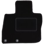 Tapis conducteur noir pour honda civic viii � hayon (2006 - 2012)