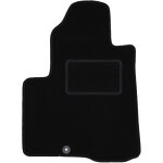 Tapis conducteur noir pour : hyundai santafe ii suv (2006 - 2012)