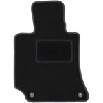 Tapis conducteur noir pour : mercedes e w212 berline, break, coup� (2009 - 2016)