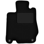 Tapis conducteur noir pour : mercedes sl r230 roadster (2001 - 2011)