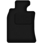 Tapis conducteur noir pour : mini cooper r52 cabrio (2004 - 2008)