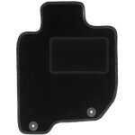 Tapis conducteur noir pour : mitsubishi l200 iv pick - up (2006 - 2015)
