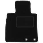 Tapis conducteur noir pour : nissan note ii � hayon (2012 - )