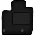 Tapis conducteur noir pour : nissan qashqai iii suv (2021 - )