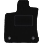 Tapis conducteur noir pour : nissan qashqai j10 i crossover (2006 - 2013)