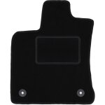 Tapis conducteur noir pour : nissan qashqai j10 i crossover (2006 - 2013)
