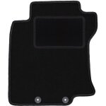 Tapis conducteur noir pour : nissan x - trail iii t32 suv (2013 - 2017)