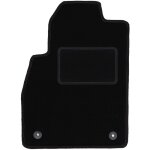 Tapis conducteur noir pour : opel astra j  hayon, berline, break, sportive (2009 - 2015)