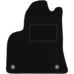 Tapis conducteur noir pour : peugeot 5008 i crossover (2009 - 2017)