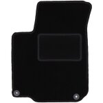 Tapis conducteur noir pour : seat toledo ii berline (1998 - 2004)