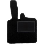 Tapis conducteur noir pour smart fortwo i avec patte (1998 - 2007)