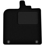 Tapis conducteur noir pour smart fortwo ii � hayon (2007 - 2014)