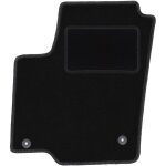 Tapis conducteur noir pour : suzuki sx - 4 s - cross crossover (2013 - )