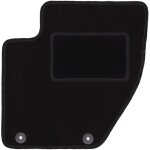 Tapis conducteur noir pour : volvo v40 ii break, cross - country (2012 - )