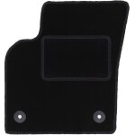 Tapis conducteur noir pour : volvo v50 break (2004 - 2012)