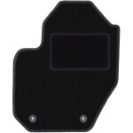 Tapis conducteur noir pour : volvo xc60 i crossover (2008 - 2017)