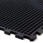 Etm ? tapis de s�curit� antid�rapant en caoutchouc 100 x 100 cm ? �paisseur 20 mm ? poids 21 kg ? r�sistance ...