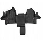 Tapis d'essuie - glace en caoutchouc pour ford transit mk8 automatique � partir de 2014 - 3d trough