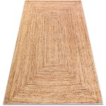 Tapis lavable andre 1017 tresser antid�rapant - beige beige 120x170 cm
