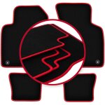 Tapis de sol carlux - red pour audi tt i 8n cabriolet, roadster, coup� (1998 - 2006)