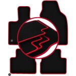 Tapis de sol carlux - red pour fiat e - 500x / 500x crossover �lectrique (2019 - )