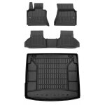 Tapis de sol et tapis de coffre 3d set bmw x6 f16 2014 - 2019