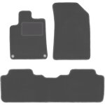 Tapis de sol graphite pour peugeot 407 coup, berline, break, sw (2004 - 2011)