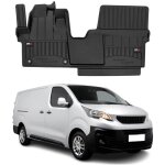 Tapis de sol compatible avec peugeot expert 2016 - 2022 caoutchouc tpe noir