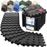 Tapis de sol de protection en mousse souple embo�tables - 18 pi�ces - tapis puzzle en mousse eva protection ...