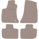 Tapis de sol en velours beige pour : chrysler 300c berline, break, touring (2004 - 2010)