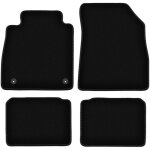 Tapis de sol en velours noir basic pour nissan micra k14 � hayon (2017 - )