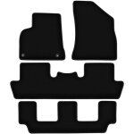Tapis de sol en velours noir basic pour peugeot 5008 i 7 places (2009 - 2017)