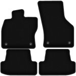 Tapis de sol en velours noir basic pour : seat leon iii berline, break, variante (2012 - 2020)