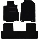 Tapis de sol en velours noir pour : honda cr - v iv suv (2011 - 2018)