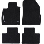 Tapis de sol de voiture pour renault talisman 2015 - 2022 velours noir 4pcs
