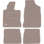 Tapis en velours beige pour : chrysler pt cruiser cabriolet, hayon (2000 - 2010)