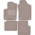 Tapis en velours beige pour : fiat 500 hybride � hayon (2020 - )