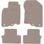 Tapis en velours beige pour honda insight ii � hayon (2009 - 2014)