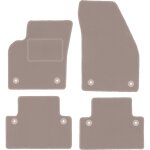 Tapis en velours beige pour : volvo v50 break (2004 - 2012)