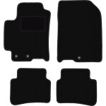 Tapis en velours noir pour : kia rio iv � hayon (2017 - )