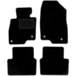 Tapis en velours noir pour : mazda 3 iii (bm) berline � hayon (2013 - )