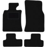 Tapis en velours noir pour : mini cooper r56 � hayon (2006 - 2013)