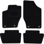 Tapis en velours noir pour peugeot 308 i berline, break, sw (2007 - 2013)