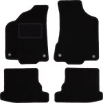 Tapis en velours noir pour volkswagen polo iii fl 6n2 berline, classique (1999 - 2001)