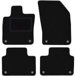 Tapis en velours noir pour : volvo v60 ii break (2018 - )