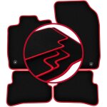 Tapis de voiture carlux - red pour audi a1 8x berline (2010 - )