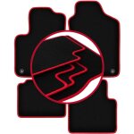 Tapis de voiture carlux - red pour : fiat 500 hybride  hayon (2020 - )