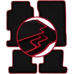 Tapis de voiture carlux - red pour : honda prelude iv coup� (1991 - 1996)