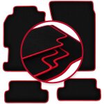 Tapis de voiture carlux - red pour : honda prelude v coup� (1996 - 2001)