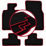 Tapis de voiture carlux - red pour : mini cooper r56 � hayon (2006 - 2013)